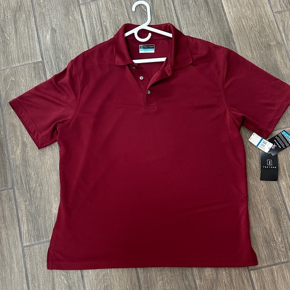 PGA Tour Men's Deep Red Golf Shirt, Men’s Size XL. NWT - Picture 1 of 7